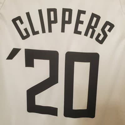 Los Angeles NBA Clippers white Jersey Promo #20 Bumble Men Size XL - Thumbnail 3