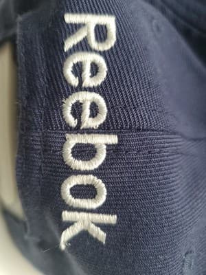 Reebok Navy Blue Snapback Hat - Flat Bill Vector Logo Mens Adjustable - Thumbnail 7