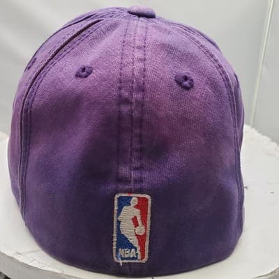 Official NBA Vintage SPL28 Los Angeles Lakers Hat Cap Flexfit Small Medium - Thumbnail 3