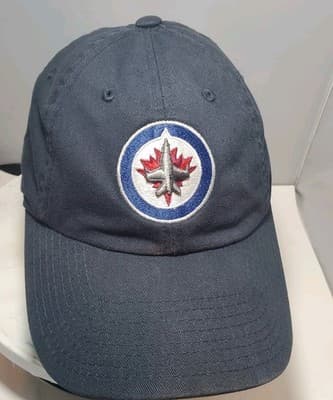 Winnipeg Jets Adjustable Navy Hat American Needle Licensed Hat - Image 1
