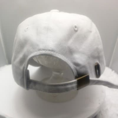 Volcan Tequila Slideback Hat White One Size Adjustable Embroidered Skull Cotton - Thumbnail 4