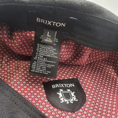 Brixton Hooligan III Snap Cap Dark Grey Size Large 7 1/2 60cm - Thumbnail 8
