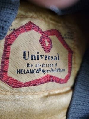 Vintage Universal Helanca Flat Cap Made in West Germany Brown Wool Knit Earflap - Thumbnail 4