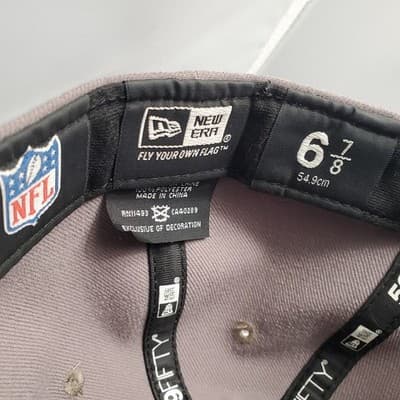 Buccaneers Era 59Fifty Fitted Cap Gray Red NFL Skull Flag size 6 7/8 - Thumbnail 8