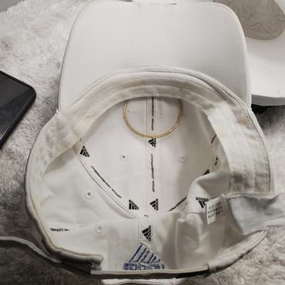 Vintage Chelsea Adidas White Football Cap/Hat - Thumbnail 5