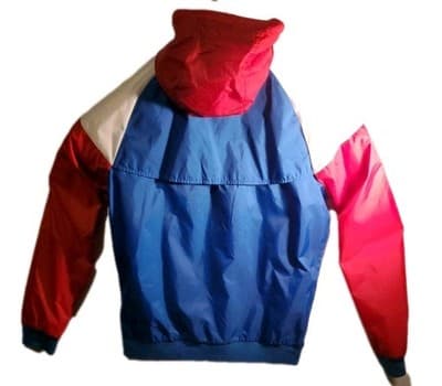 Nike Windrunner Jacket Mens Medium Blue Red White Zip Up Windbreaker vintage - Thumbnail 2