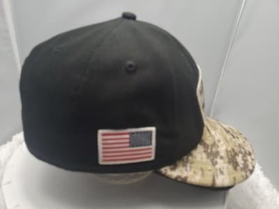 Raiders New Era 59FIFTY Salute To Service Camo Snapback Hat - Thumbnail 5