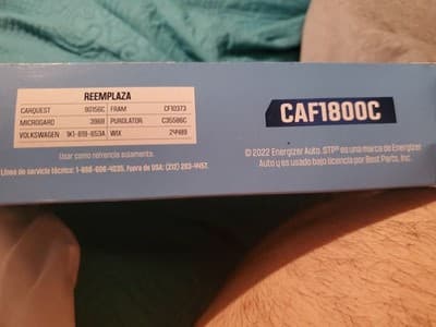 STP CABIN AIR FILTER CAF1800C - Thumbnail 2