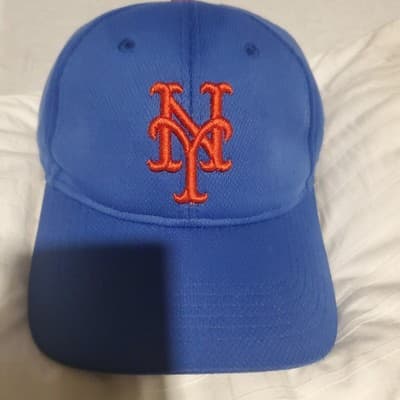 Vintage New York Mets Snapback Hat MLB Baseball Outdoor Cap - Image 1