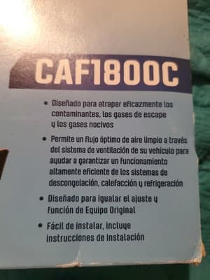 STP CABIN AIR FILTER CAF1800C - Thumbnail 10