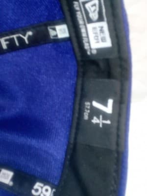 Los Angeles Dodgers Hat Men's 7 1/4 Blue New Era 59Fifty LA Logo - Thumbnail 9