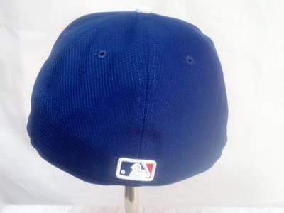 Los Angeles Dodgers Hat Men's 7 1/4 Blue New Era 59Fifty LA Logo - Thumbnail 4