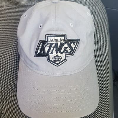 Los Angeles Kings Hat Cap Snapback Gray Black Adjustable Embroidered NHL Hockey - Image 1