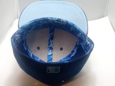 Men's Chicago Cubs New Era Royal Monochrome Camo 7 1/4 Fitted Hat - Thumbnail 5