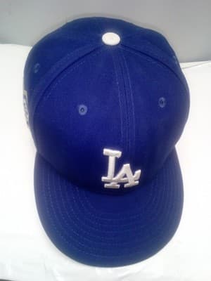 New Era 9Fifty LA Dodgers Jackie Robinson Day Gold Patch SnapBack Hat OSFM RARE - Thumbnail 2