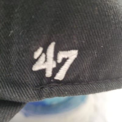 47 Brand Clean Up Los Angeles Dodgers Black Baseball Hat Cap Adjustable - Thumbnail 3
