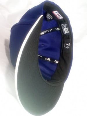 Los Angeles Dodgers Hat Men's 7 1/4 Blue New Era 59Fifty LA Logo - Thumbnail 3