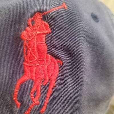 Vintage Polo Ralph Lauren Cap Dad Hat Blue Fade Twill Big Pony Logo Y2K Retro - Thumbnail 6