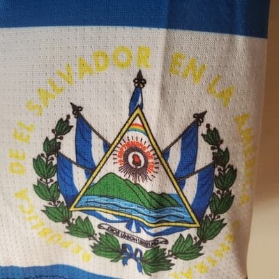 Los Angeles LA Dodgers 2024 SALVADORIAN EL SALVADOR Heritage Night SGA Jersey XL - Thumbnail 5