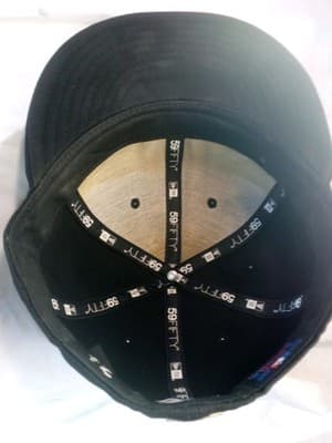 Los Angeles Dodgers Black Outline 59FIFTY Fitted Cap Hat MLB Baseball - Thumbnail 6