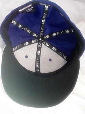 Los Angeles Dodgers Hat Men's 7 1/4 Blue New Era 59Fifty LA Logo - Thumbnail 6