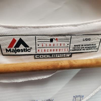 Cody Bellinger Los Angeles Dodgers Majestic Jersey #35 White Home MLB Large - Thumbnail 4