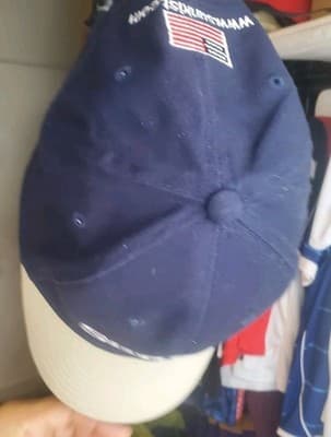 Sunkist Navy Blue Baseball Hat Cap Adjustable Strap-back Cotton - Thumbnail 3