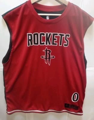 Russel Westbrook Houston Rockets NBA Authentic Mens Basketball Jersey Red xxl - Image 1