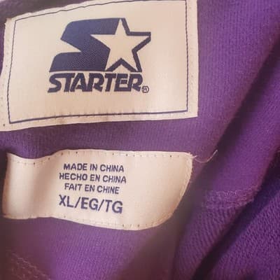 NBA Los Angeles Lakers Old Time style purple cotton hoodie size xl - Thumbnail 5