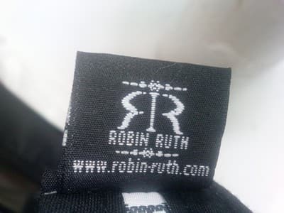 Women Robin Ruth Los Angeles Adjustable Hat Cap Cotton Casual Logo Grey/ White - Thumbnail 12