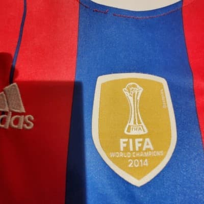 BAYERN ADIDAS 2014/2015 FOOTBALL SOCCER HOME JERSEY #10 ROBBEN SIZE large - Thumbnail 4