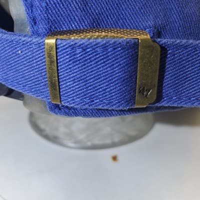 Golden State Warriors 47 Brand Clean Up Hat Adjustable Cap Blue - Thumbnail 6
