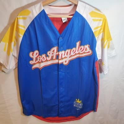 Los Anegeles Dodgers 2022 Filipino Heritage Night Jersey adult medium - Image 1