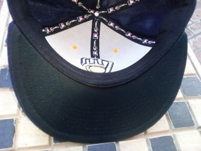 Milwaukee Brewers 2021 OC Sports Strapback Osfm Black /Yellow - Thumbnail 7