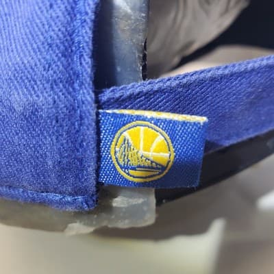 Golden State Warriors 47 Brand Clean Up Hat Adjustable Cap Blue - Thumbnail 3