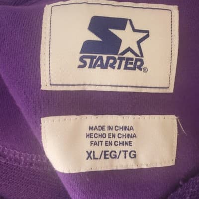 NBA Los Angeles Lakers Old Time style purple cotton hoodie size xl - Thumbnail 6