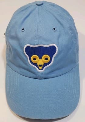 Chicago Cubs Blue '47 Adjustable Baseball Hat Cap Cooperstown Strapback - Image 1