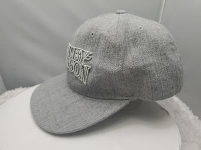 Harley-Davidson Los Angeles Snapback Baseball Hat Gray Wool Cap - Thumbnail 7