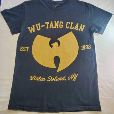 Wu-Tang Clan T-Shirt Mens small Crewneck Staten Island NY 1992 Hip Hop Rap Music - Image 1
