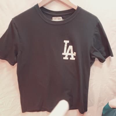 Shohei Ohtani Los Angeles Dodgers Fanatics Black Tee Medium Mister Cartoon MLB - Thumbnail 2