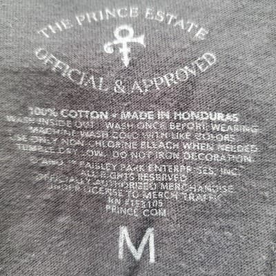 Prince/Purple Rain Black Size Medium T-shirt - Thumbnail 5