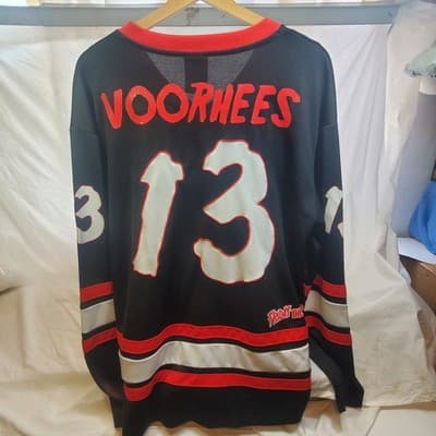 Friday the 13th Jason Voorhees Men’s Long Sleeve Jersey Size Large - Thumbnail 7