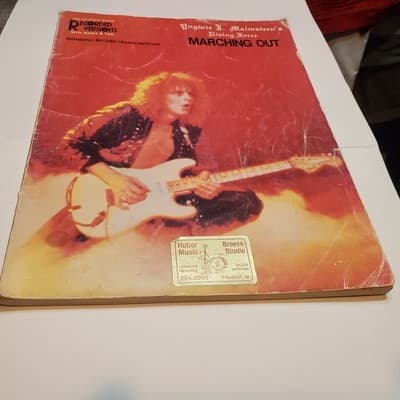 YNGWIE MALMSTEEN Rising Force MARCHING OUT GUITAR TABLATURE SONGBOOK RARE - Thumbnail 6