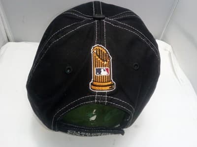 VTG 2002 Los Angeles Angels World Series Champions Mens Black Hat CapMLB New Era - Thumbnail 3