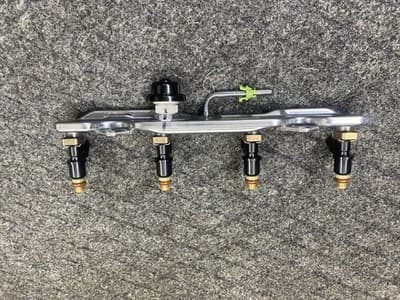 22 2016-2022 Honda Civic 2.0L Fuel Rail with 4 Injectors Used Oem 16620-5ba-l01 - Thumbnail 7