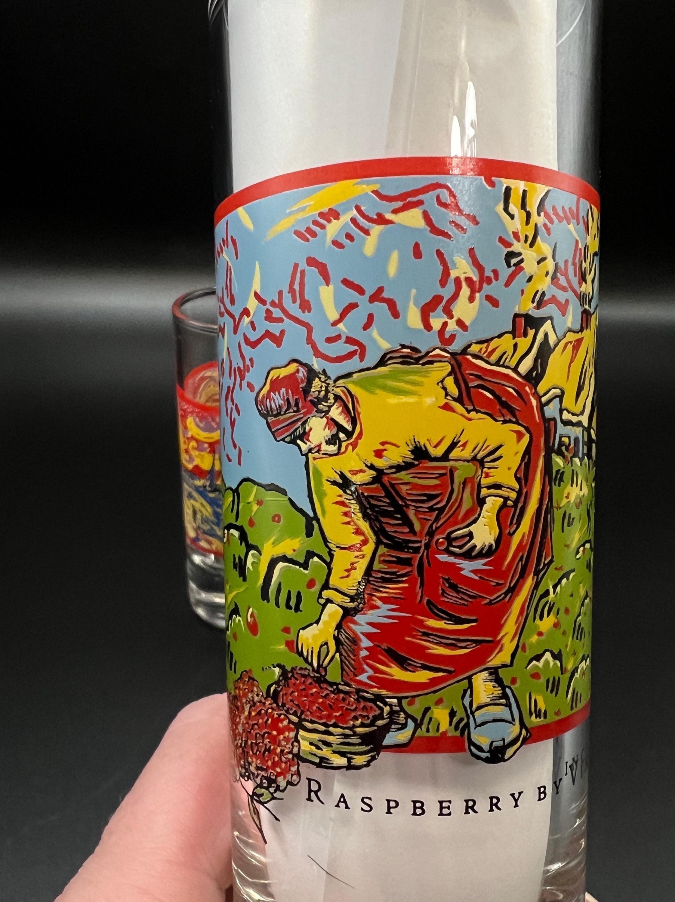 Vintage Van Gogh Starry Night Shot Glass Trio | Impressionist Art Barware Set - Thumbnail 2