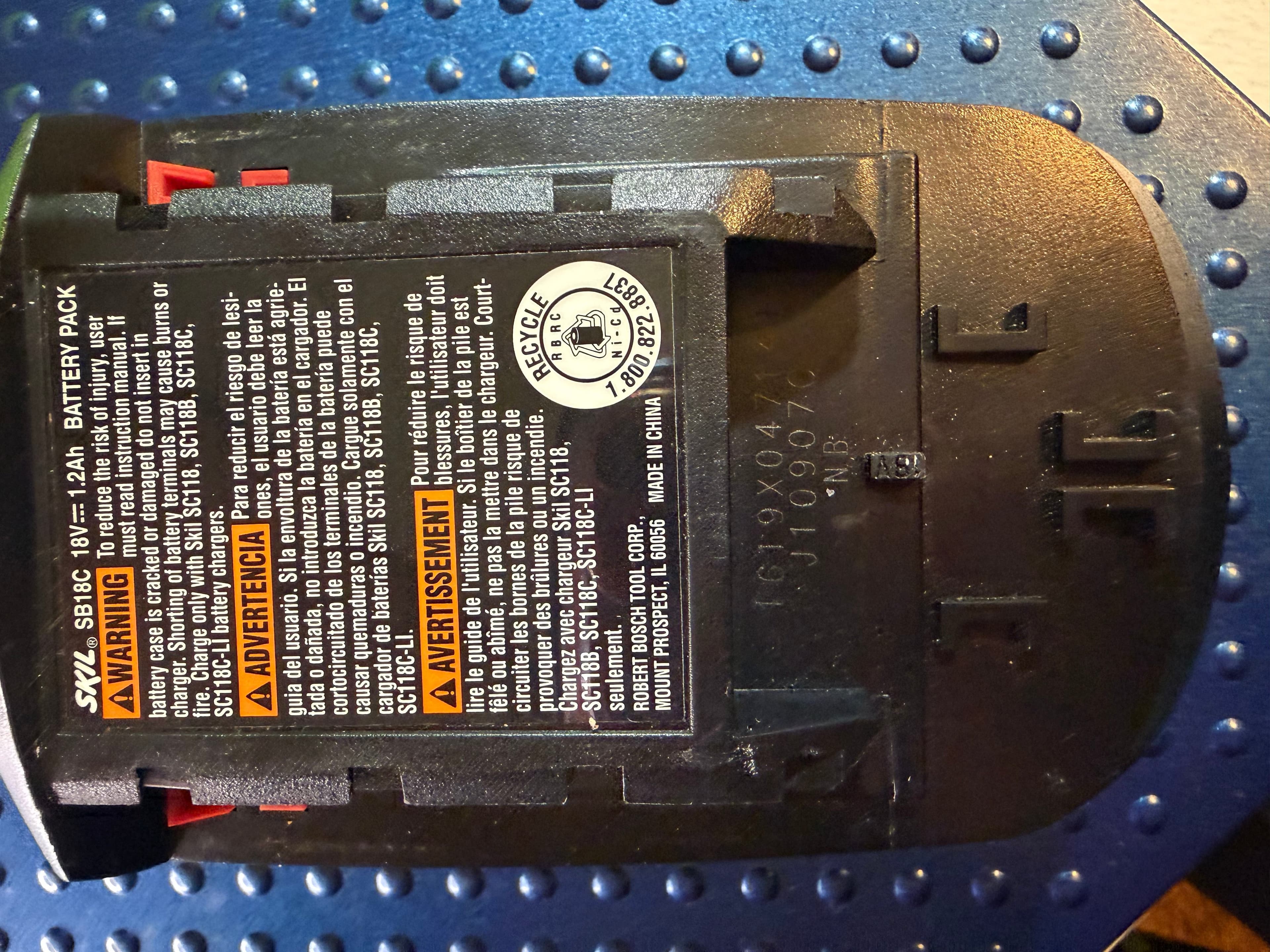18V Skill Power Tool Battery Pack Black - Thumbnail 3