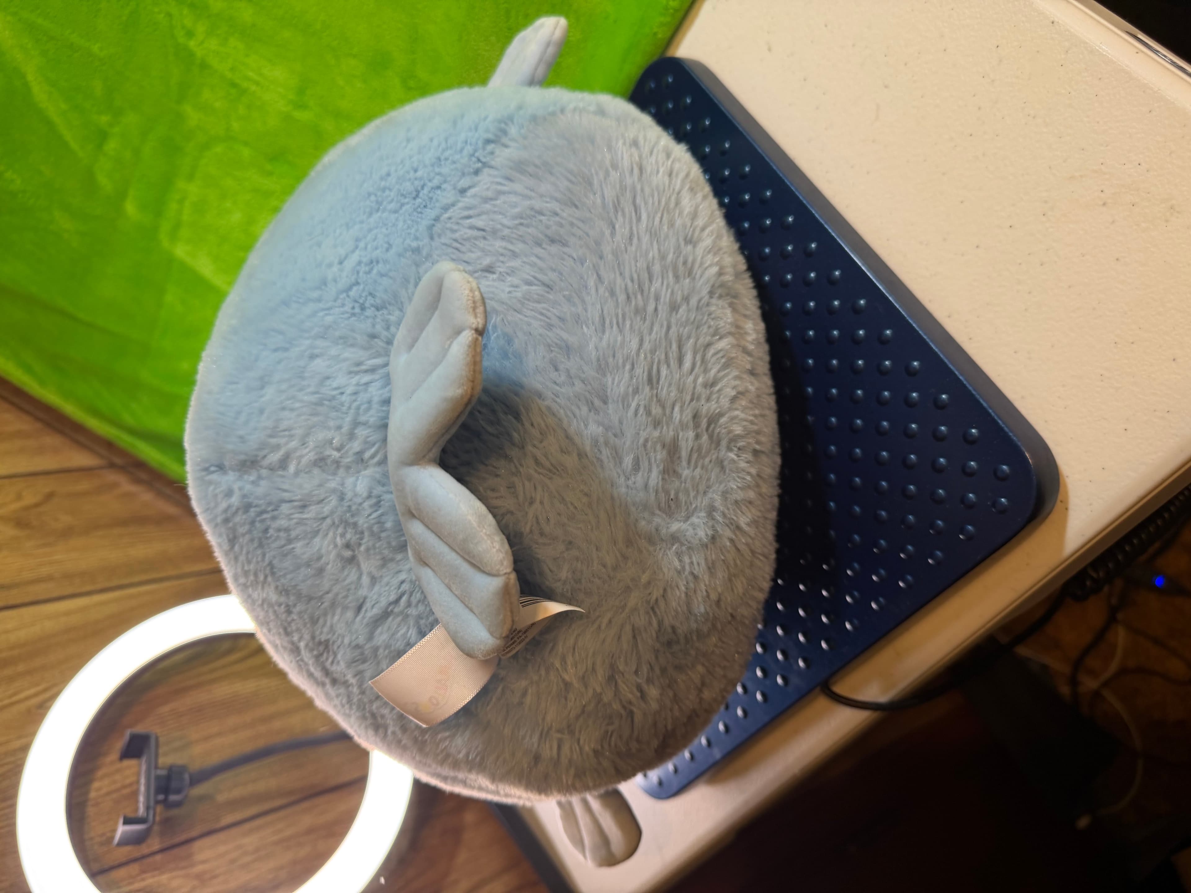 Squishmallows River the Beaver FuzzAMallow Plush Blue Gray Garden Squad Kawaii - Thumbnail 3