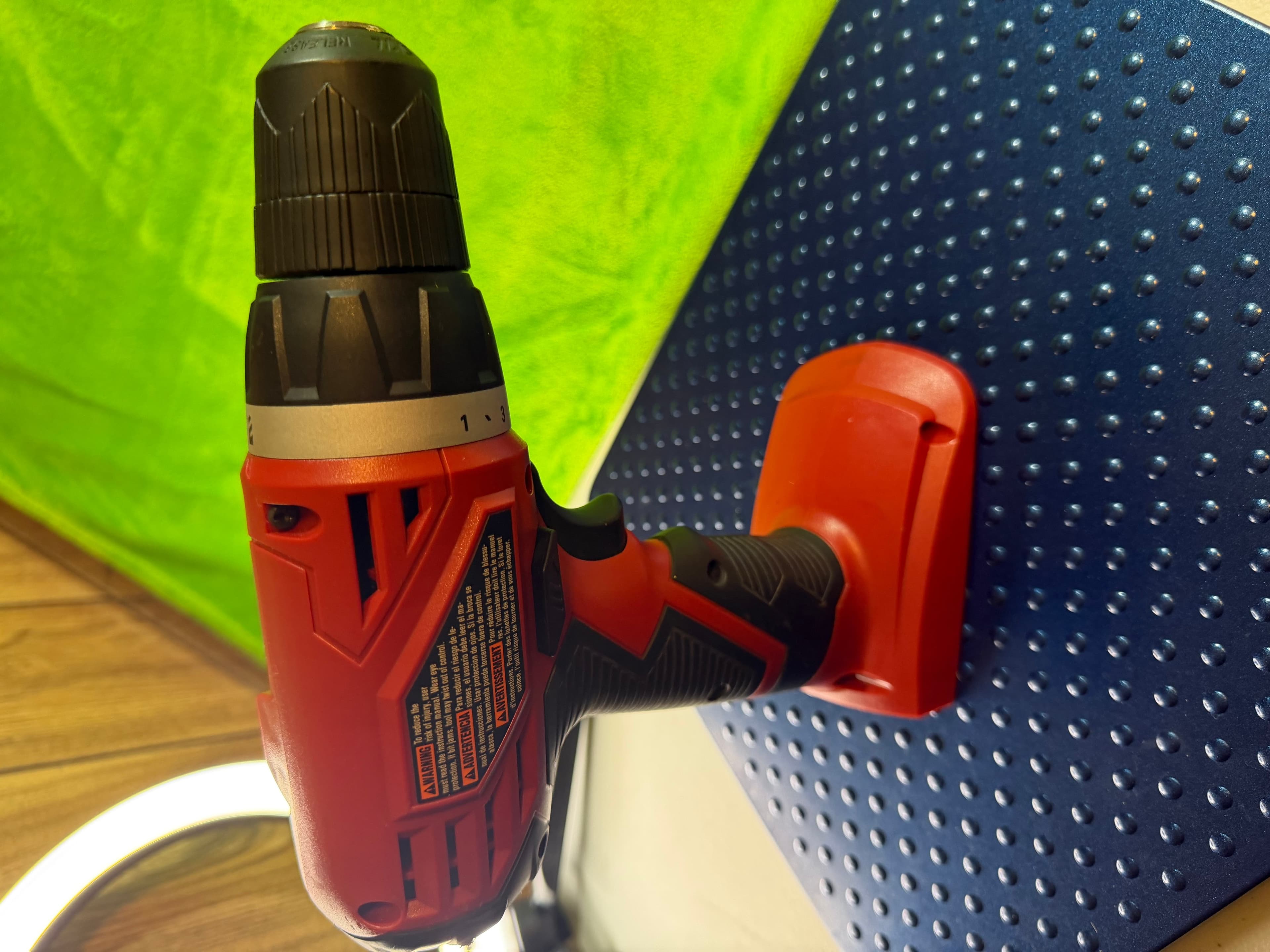 Skil Cordless Drill Red Black Variable Speed Power Tool - Image 1