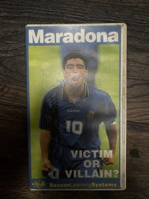 RARE! Diego Maradona Victim or Villain Soccer 1995 Video VHS Argentina Futbol - Image 1